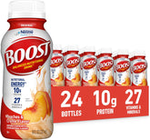 BOOST Original Ready to Drink Nutritional Drinks, Peaches & Creme, 8 Fl Oz (Pack of 24)